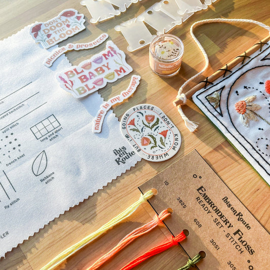 Frolicking Florals Embroidery Bundle