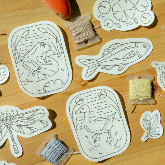 Dragonfly Stick & Stitch Sticker