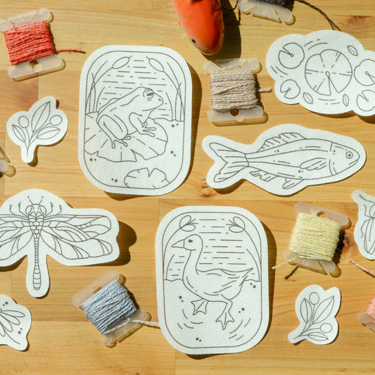 Across the Pond Stick & Stitch Pack