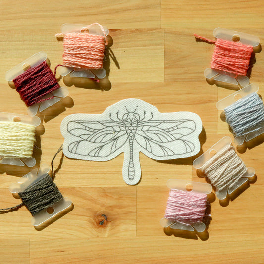 Dragonfly Stick & Stitch Sticker