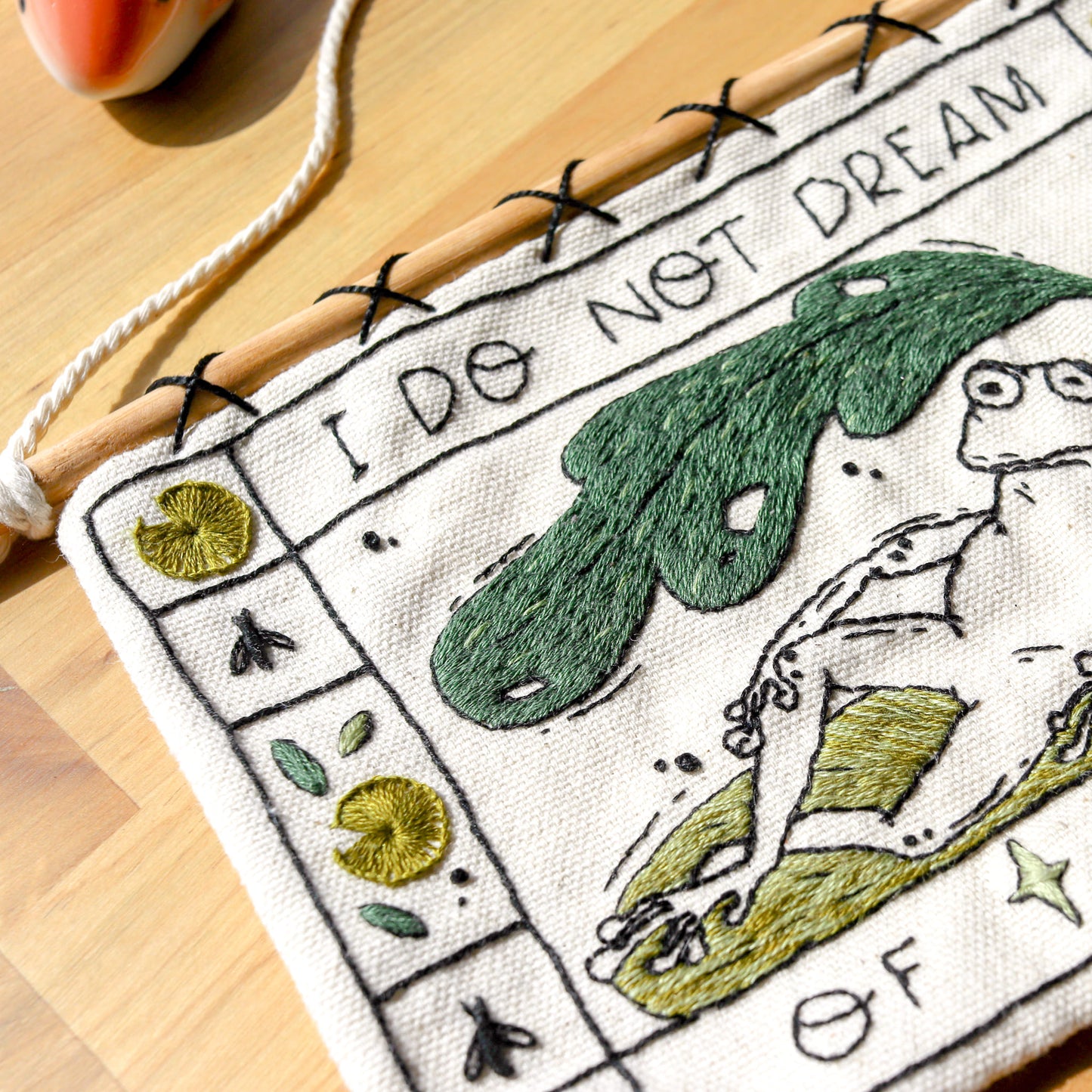 I Don't Dream of Labor Embroidery Pattern