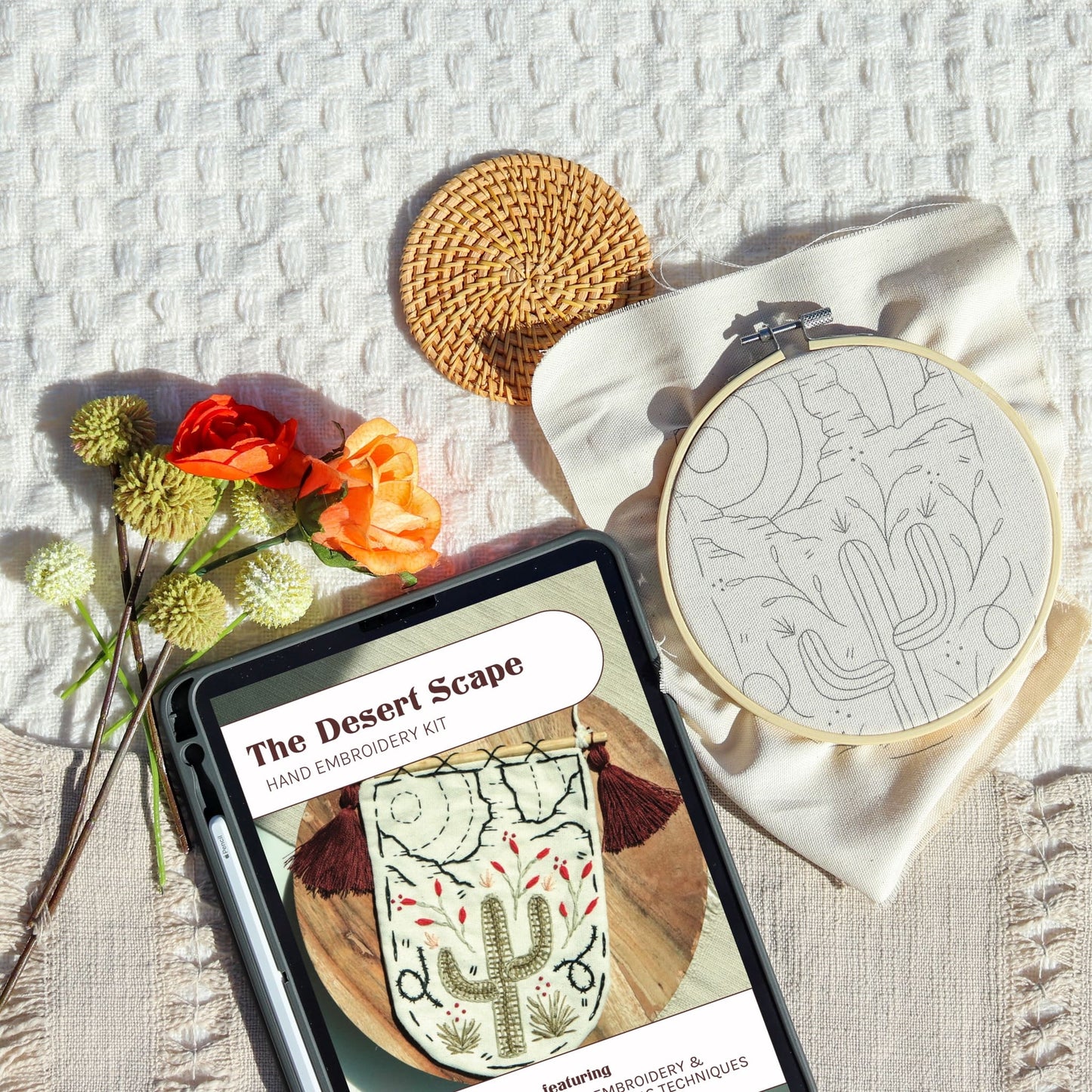 The Desert Scape | Hand Embroidery Kit