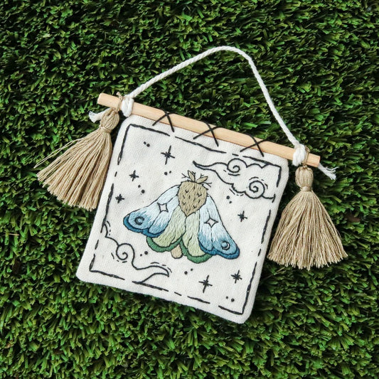 Luna Moth Tapestry | Hand Embroidery Pattern
