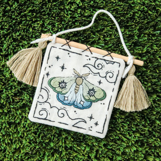 Sol Moth Tapestry | Hand Embroidery Pattern