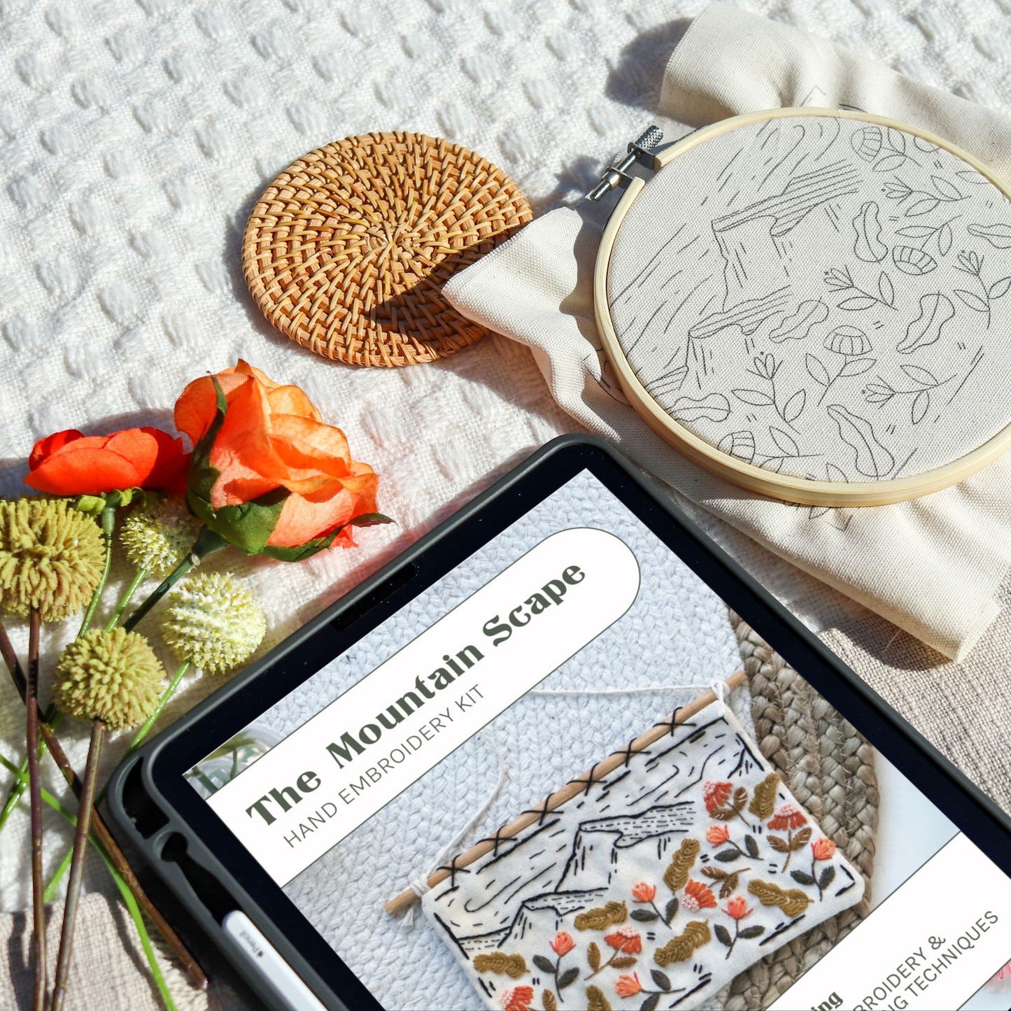The Mountain Scape | Hand Embroidery Kit