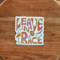 Leave No Trace clear sticker