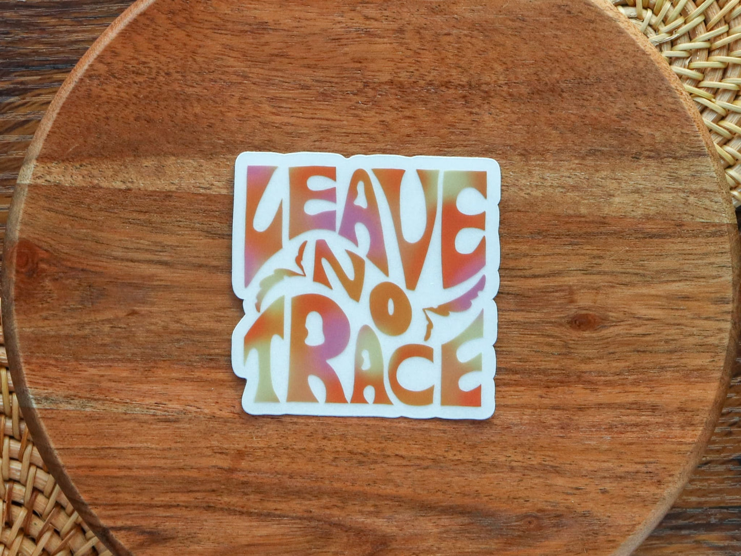 Leave No Trace clear sticker