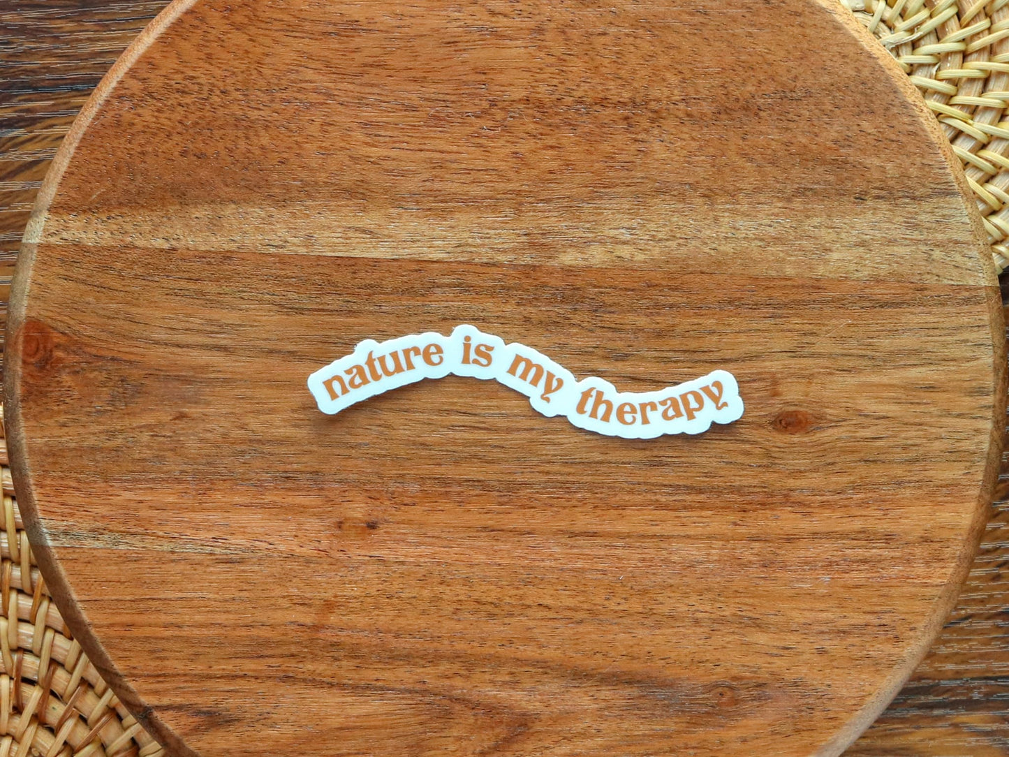 Nature is My Therapy mini sticker